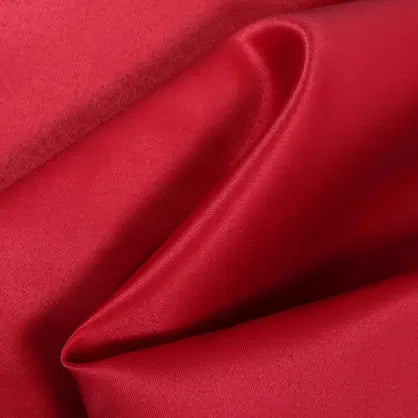 Satin Luxe Signature Skirt - Red