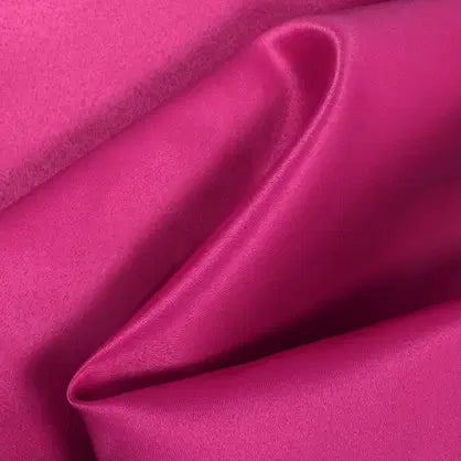 Satin Luxe Signature Skirt - Hot Pink