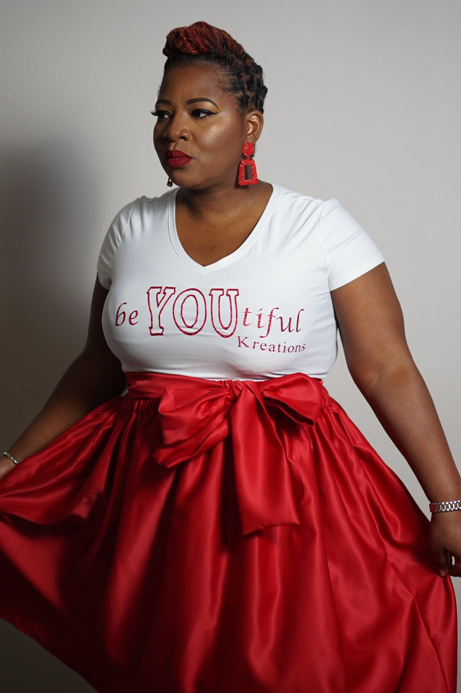 THE PRINTED STATEMENT- Your print. Your fit. Your statement. Handcrafted African print skirts custom made just for you.