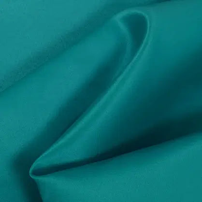 Satin Luxe Signature Skirt - Light Teal
