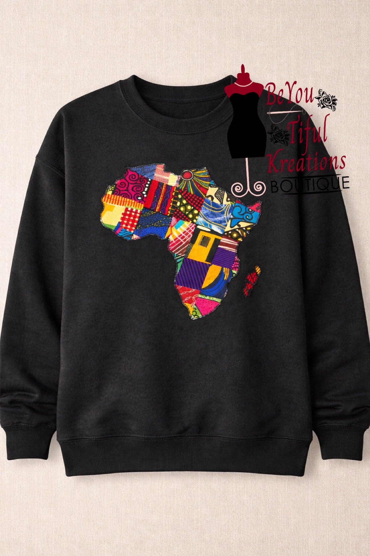 Pieces of Purpose: Heritage Fragments Patchwork Applique' Sweatshirt