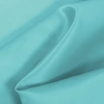 Satin Luxe Signature Skirt - Robin Egg Blue