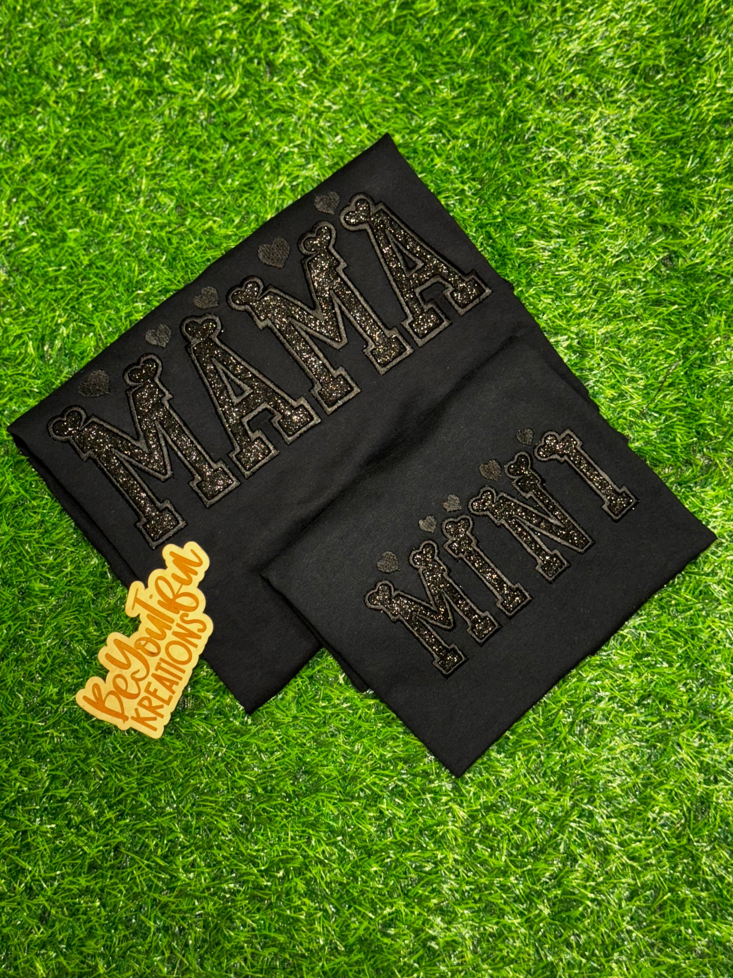 Mama & Mini Glitter Embroidered Tee Set