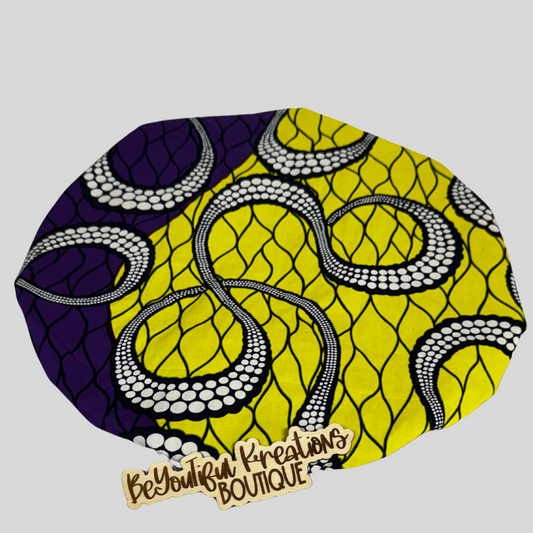 Zuri Nights Satin-Lined Ankara Bonnet - Regular