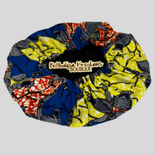 Load image into Gallery viewer, Ayo Bloom Satin-Lined Ankara Bonnet - Regular
