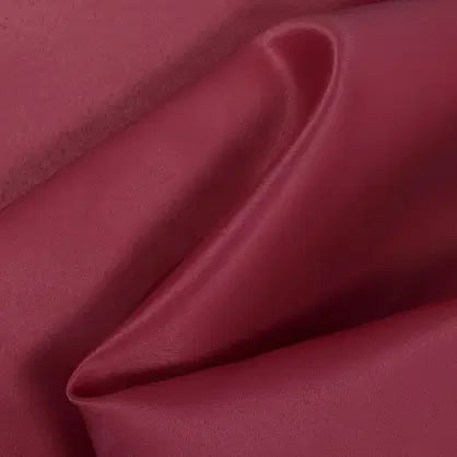 Satin Luxe Signature Skirt - Burgundy